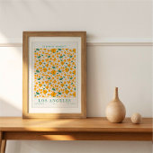 Los Angeles Flower Market Botanical ポスター
