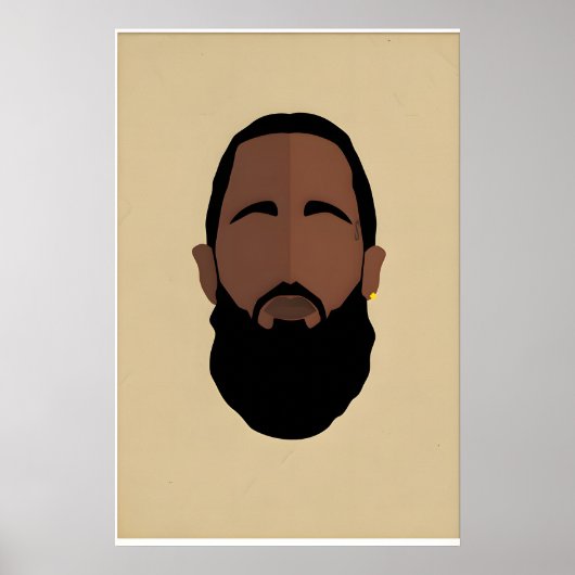Los Angeles Hip Hop Inspired Original Icon Design ポスター (正面)