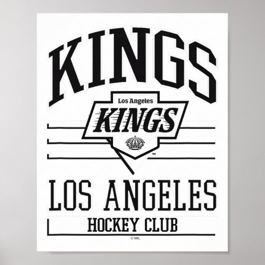 Los Angeles Kings Hockey Club Gray Officially Lice ポスター (正面)