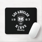 Los Angeles Kings Hockey Mask Dark Heather License マウスパッド (マウス)