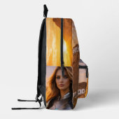 LOS ANGELES - LA プリントバックパック (左)