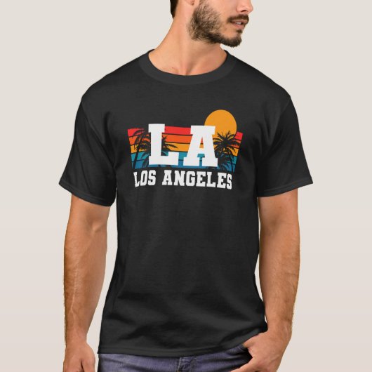 Los Angeles LA California 13 Tシャツ (正面)