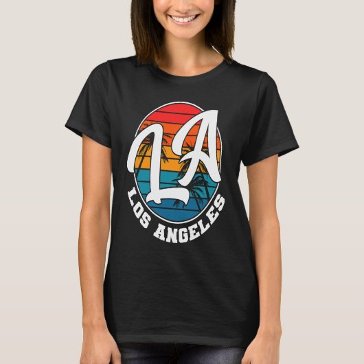Los Angeles LA California 15 Tシャツ (正面)