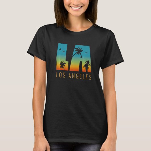 Los Angeles LA California 1 Tシャツ (正面)