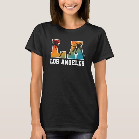 Los Angeles LA California  27 Tシャツ (正面)