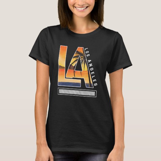Los Angeles LA California  2 Tシャツ (正面)