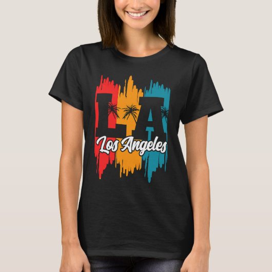 Los Angeles LA California   2 Tシャツ (正面)