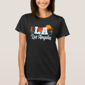 Los Angeles LA California 4 Tシャツ (正面)
