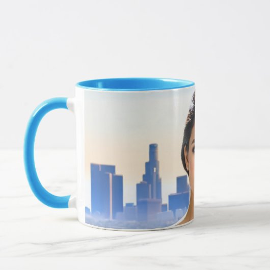 LOS ANGELES - LA - LOVE FROM USA マグカップ (左)
