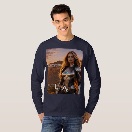 LOS ANGELES - LA Tシャツ (正面フル)