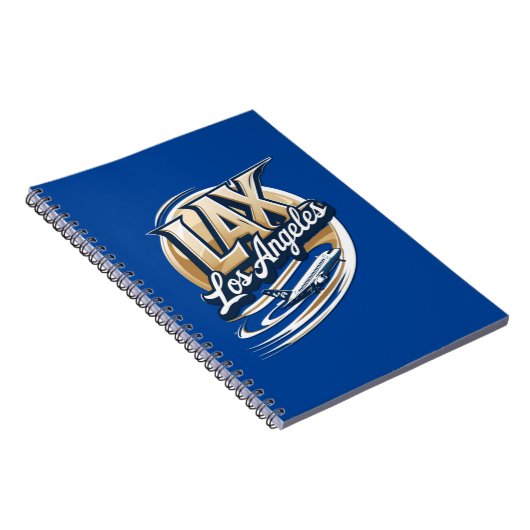 Los Angeles LAX Airport Code Notebook ノートブック (右側)