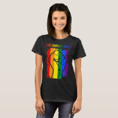 Los Angeles LGBT Pride Month LGBTQ Rainbow Flag Tシャツ (正面フル)
