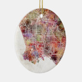 Los Angeles map セラミックオーナメント (右)