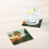 Los Angeles, Miracle Mile, West Hollywood スクエアペーパーコースター (インサイチュ)