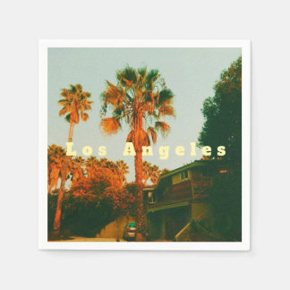 Los Angeles, Miracle Mile, West Hollywood スタンダードカクテルナプキン