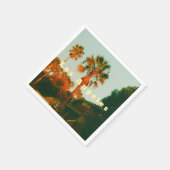 Los Angeles, Miracle Mile, West Hollywood スタンダードカクテルナプキン (角)