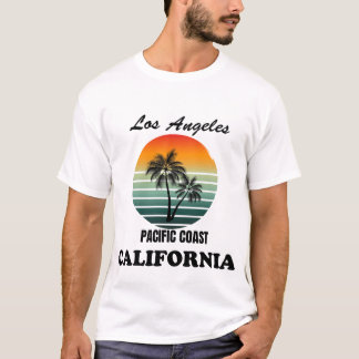 Los Angeles Pacific Coast California Sunset Tee Tシャツ