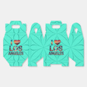 Los Angeles Skyline Sunset & Hollywood Typography  フェイバーボックス (見開き)