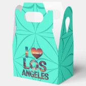 Los Angeles Skyline Sunset & Hollywood Typography  フェイバーボックス (見開き)