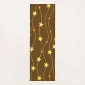 Los Angeles Skyline Sunset & Hollywood Typography ヨガマット (裏面)