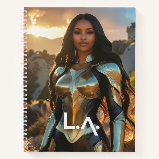LOS ANGELES - SUPERHERO ノートブック (正面)
