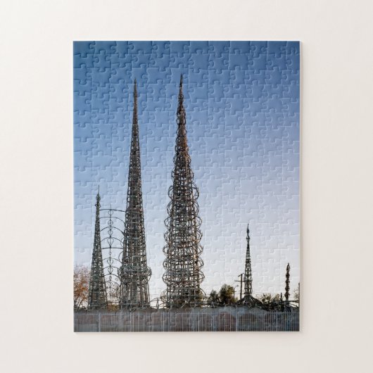 Los Angeles Watts Towers ジグソーパズル (縦)