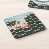 Los Angeles, West Hollywood Travel Souvenir コースター (左側)