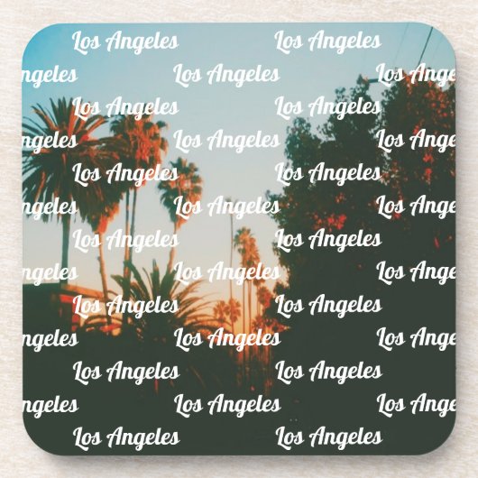 Los Angeles, West Hollywood Travel Souvenir コースター (正面)