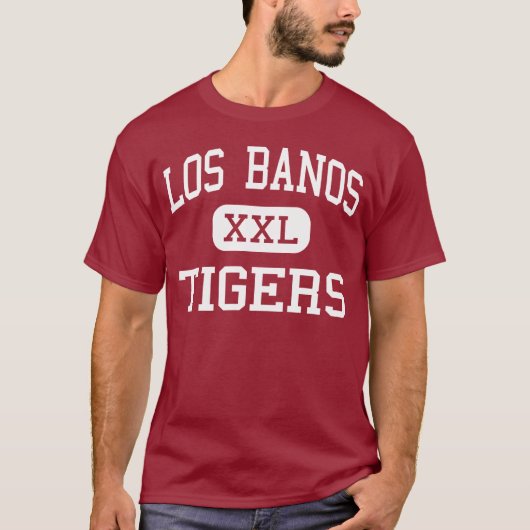 Los Banos -トラ-高Los Banosカリフォルニア Tシャツ (正面)