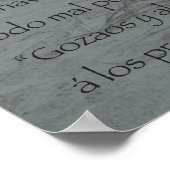 Los Bienaventurados (Version Horizontal) ポスター (角)