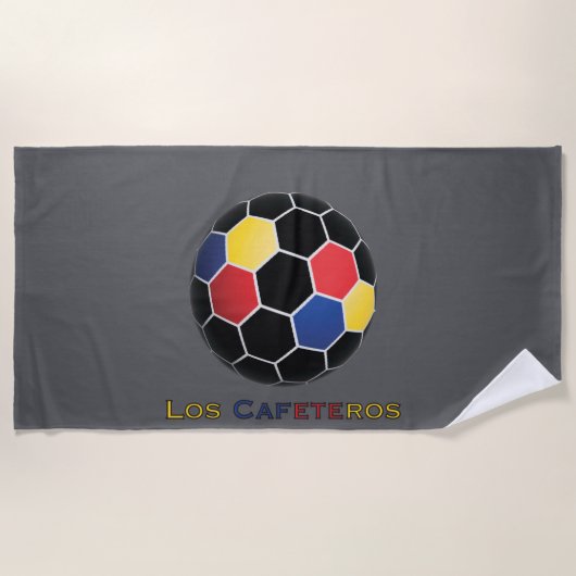 Los Cafeteros ビーチタオル (正面)