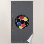 Los Cafeteros ビーチタオル (正面)