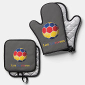 Los Cafeteros 鍋つかみ&鍋敷きセット (正面/裏面)