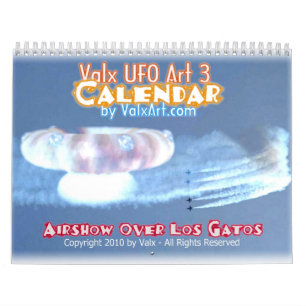 Los Gatos上のUFOのエア・ショー カレンダー