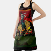 "Los Gauchos"サンドストーンコースター/"カウボーイズ" エプロン (インサイチュ)