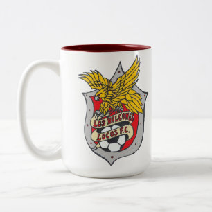 Los Halconesの気違いFCのマグ ツートーンマグカップ