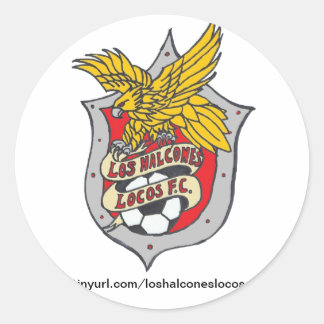 Los Halcones Locos FCスタンプ – ラウンド ラウンドシール
