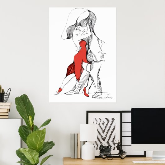 Los Mareados in Red Tango ポスター (ホームオフィス)