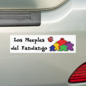 Los Meeples del Fandango バンパーステッカー (車上)
