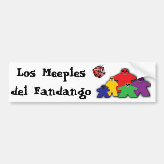 Los Meeples del Fandango バンパーステッカー