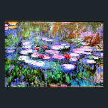 Los Nenufares （睡蓮）by Claude Monet フォトプリント<br><div class="desc">クロード・モネ絵画ットの有名なロス・ネヌファレ</div>