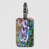 Los Nenufares （睡蓮）by Claude Monet ラゲッジタグ (正面縦)