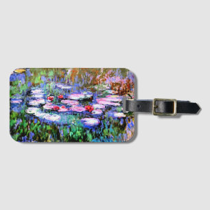 Los Nenufares (睡蓮)by Claude Monet ラゲッジタグ