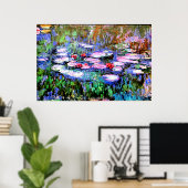 Los Nenufares by Monet Poster ポスター (ホームオフィス)