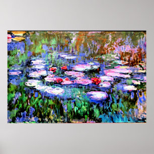 Los Nenufares by Monet Poster ポスター