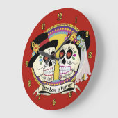 Los Noviosの(英国の)柱時計 ラージ壁時計 (傾斜)