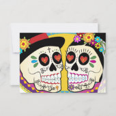 Los Novios RSVPカード (正面)