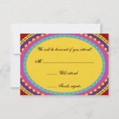 Los Novios RSVPカード (裏面)