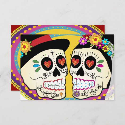 Los Novios RSVPカード (正面/裏面)