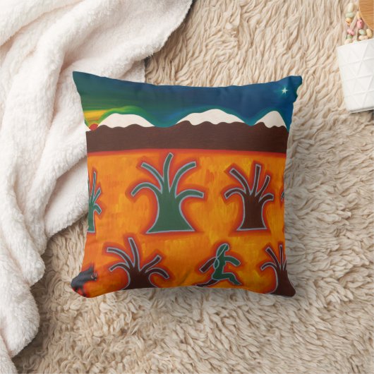 Los Olivos en el Invierno 2010年 クッション (ブランケット)